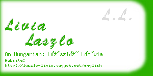 livia laszlo business card